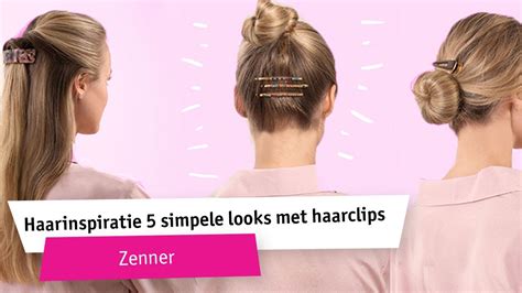 Top 5 looks met haarclips van Zenner .